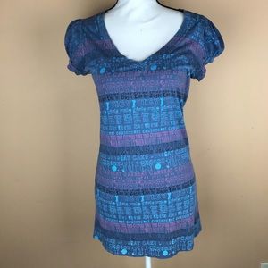 Juicy couture long tee tunic top size medium